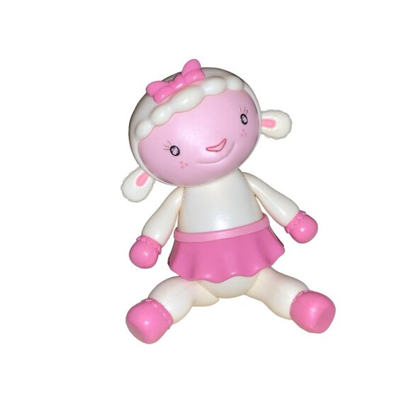 Disney Doc McStuffins Lambie 7 Inch Plastic Poseable Lamb Toy Figure - Picture 11 of 16